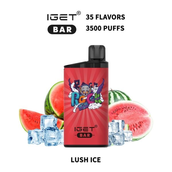 IGET BAR 3500PUFFS LUSH ICE (5PCS)