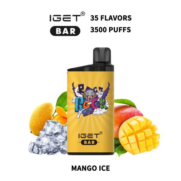 IGET BAR 3500PUFFS MANGO ICE (3PCS)