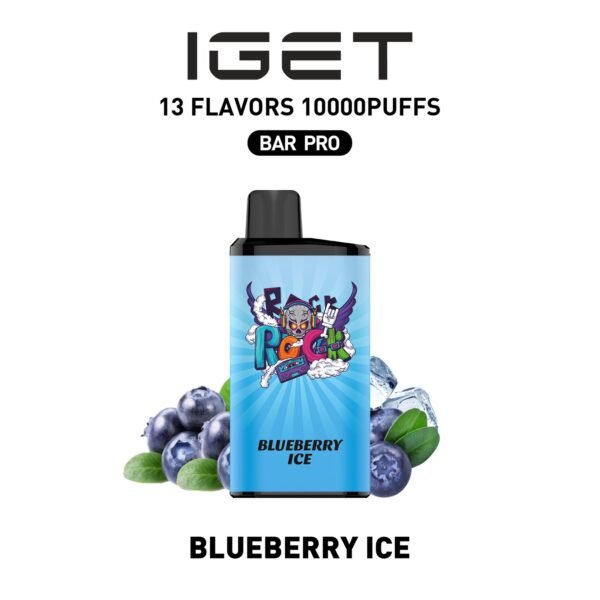IGET BAR PRO 10000PUFFS BLUEBERRY ICE