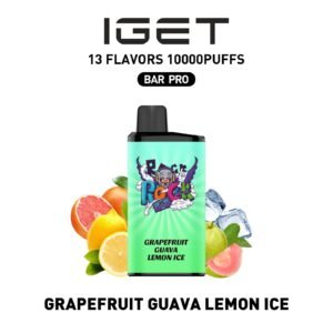 IGET BAR PRO 10000PUFFS GRAPEFRUIT GUAVA LEMON ICE (3PCS)