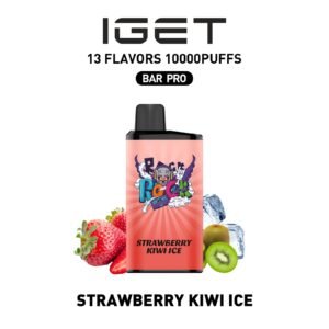IGET BAR PRO 10000PUFFS STRAWBERRY KIWI ICE (3PCS)